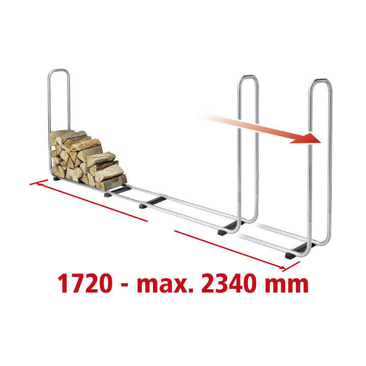 wolfcraft Stapelhilfe für Brennholz